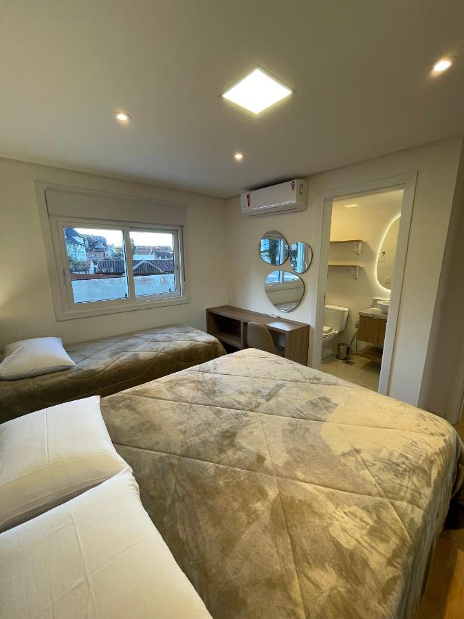Apartamento Espetacular, 2 Suites, A 30M Da Rua Coberta Gramado Luaran gambar