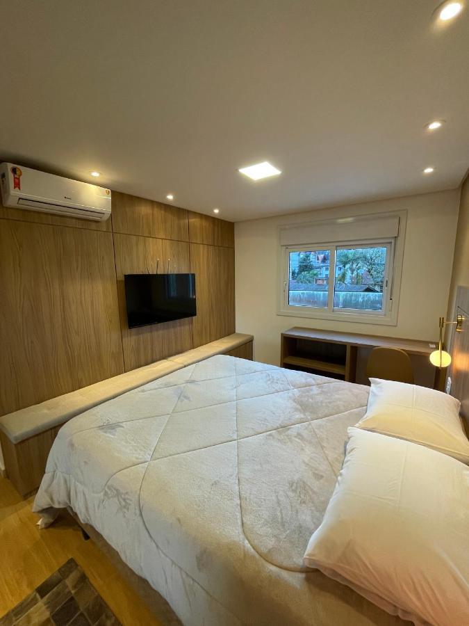 Apartamento Espetacular, 2 Suites, A 30M Da Rua Coberta Gramado Luaran gambar